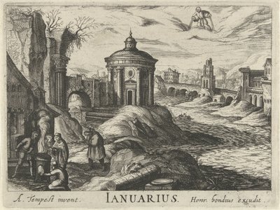 Gennaio da Simon Frisius
