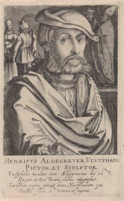 Ritratto di Heinrich Aldegrever da Simon Frisius