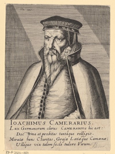 Ritratto di Joachim Camerarius I da Simon Frisius