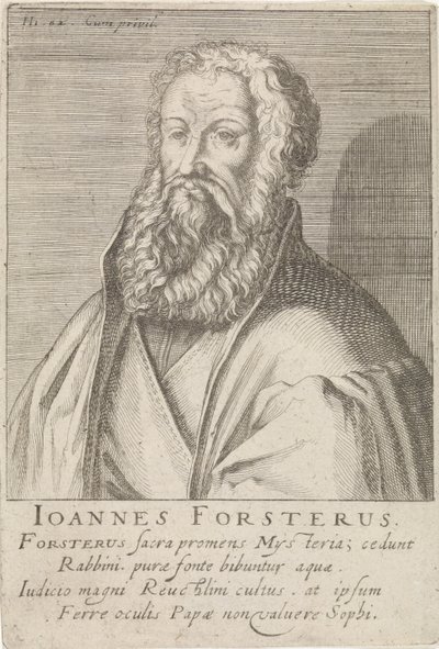 Ritratto di Johann Forster da Simon Frisius