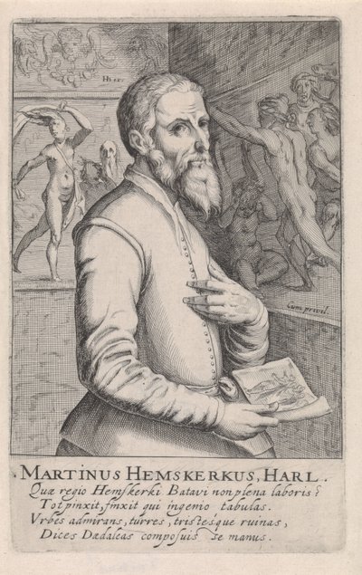 Ritratto di Maarten van Heemskerck da Simon Frisius