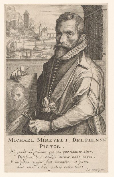 Ritratto di Michiel Mierevelt da Simon Frisius