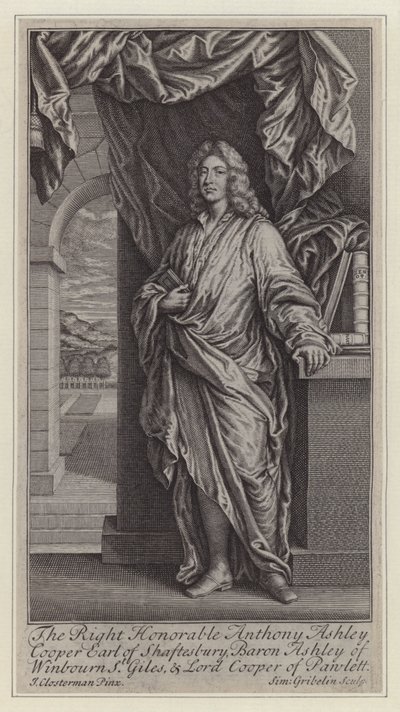 Anthony Ashley Cooper da Simon II (after) Gribelin