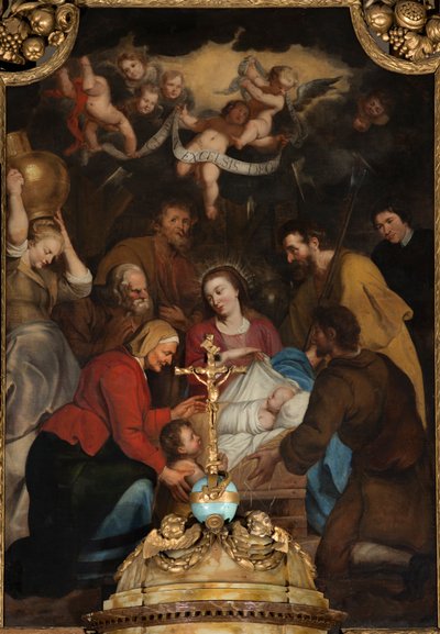 Chiesa parrocchiale (Nederename, Sint-Vedastuskerk). Interno. L