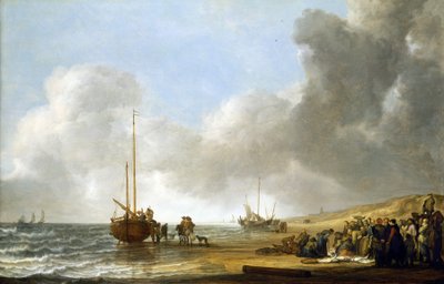 Una scena sulla spiaggia di Scheveningen (L