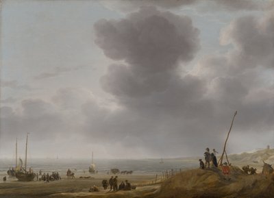 Veduta della spiaggia, 1643 da Simon Jacobsz. Vlieger