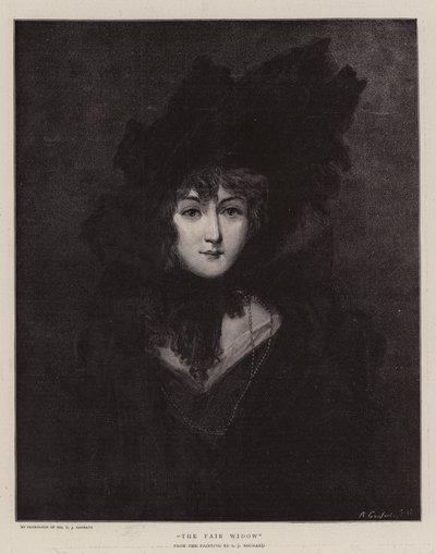 La bella vedova da Simon Jacques Rochard