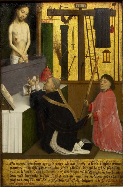 La messa di San Gregorio da Simon Marmion