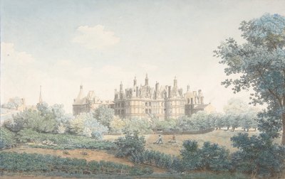 Il castello di Chambord visto da sud-ovest, XVIII secolo da Simon Mathurin Lantara