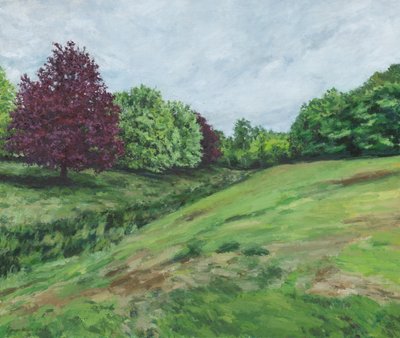 Richmond Park, 2018 (olio su tela) da Simon Neville
