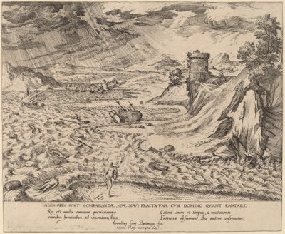 Il naufragio da Simon Novellanus after Cornelis Cort