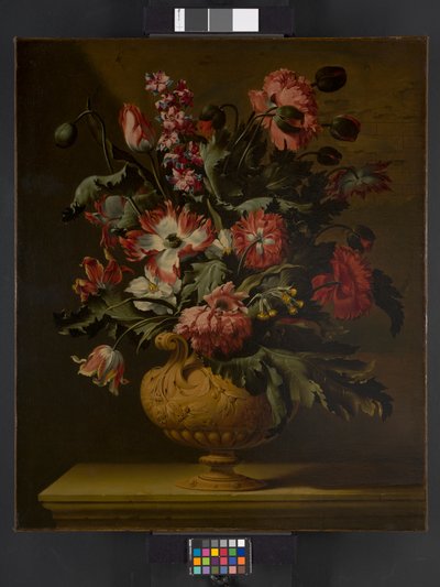 Un vaso di fiori, prima del 1710 da Simon Peeterz Verelst