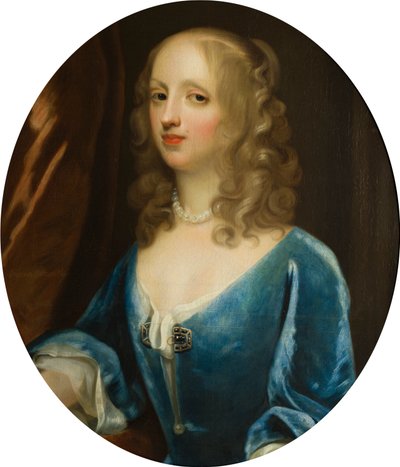 Ritratto di Lady Diana Russell (1622-1694), Viscontessa Newport, c.1660-94 da Simon Peeterz Verelst