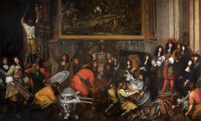 Luigi XIV visita la Manifattura dei Gobelins il 15 ottobre 1667 da Simon Renard de Saint Andre