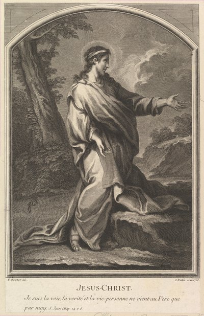 Gesù Cristo, 1726 da Simon Vallee