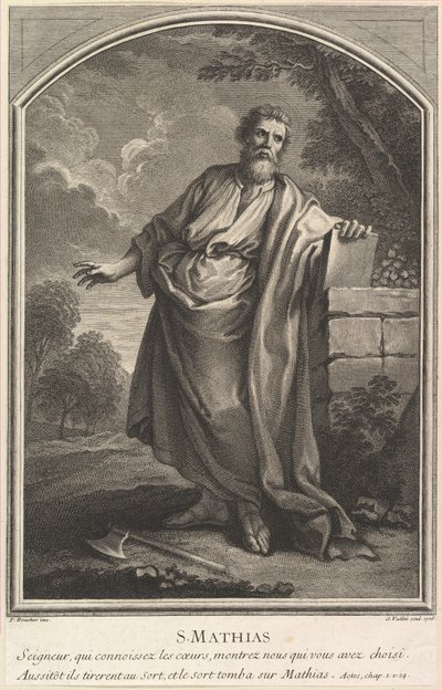 San Mattia, 1726 da Simon Vallee