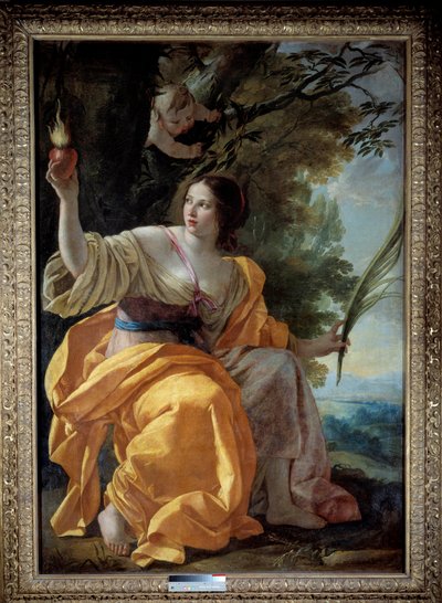 Figura allegorica della Carità (precedentemente la Fede) da Simon Vouet