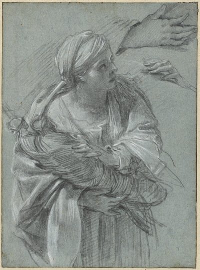 Creusa che Porta gli Dei di Troia da Simon Vouet