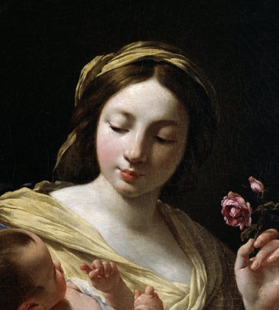 (dettaglio) La Vergine e il Bambino Gesù da Simon Vouet