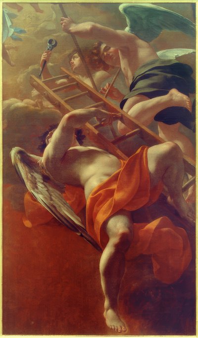 Angelo con gli strumenti della Passione da Simon Vouet