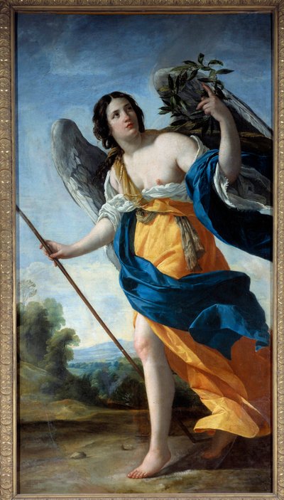 La virtù. Dipinto di Simon Vouet (1590-1649) XVII secolo da Simon Vouet