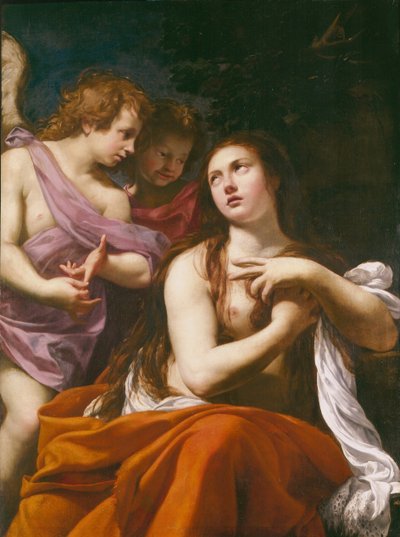 Maria Maddalena e due angeli, 1621 da Simon Vouet