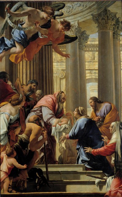 Presentazione al Tempio da Simon Vouet
