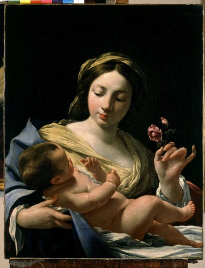 La Vergine e Gesù Bambino da Simon Vouet