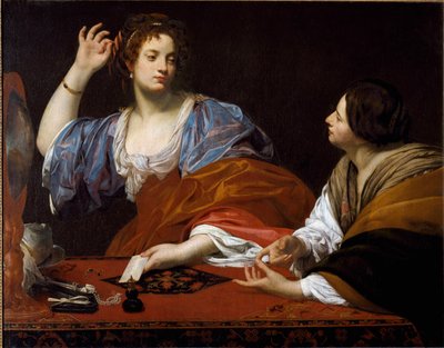 Le sorelle Marta e Maria di Betania da Simon Vouet