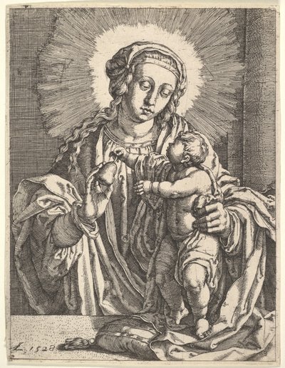 Vergine e Bambino da Simon Wynhoutsz Frisius