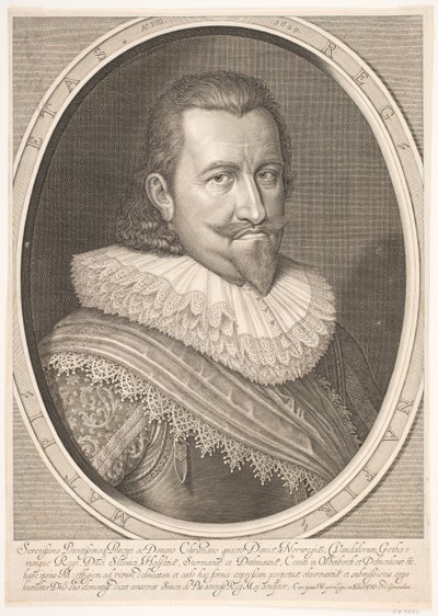 Ritratto di Cristiano IV da Simon de Pas