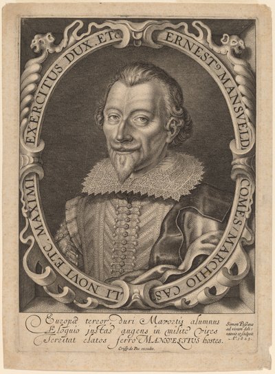Conte Ernesto Mansfeld da Simon de Passe