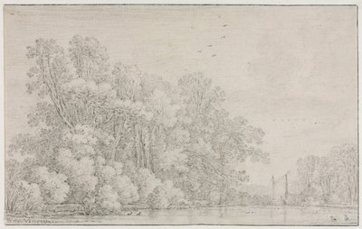 Paesaggio Fluviale da Simon de Vlieger