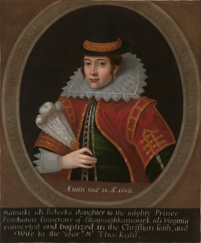 Pocahontas da Simon van de Passe