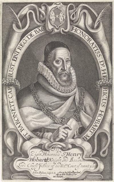 Ritratto di Henry Hobart da Simon van de Passe