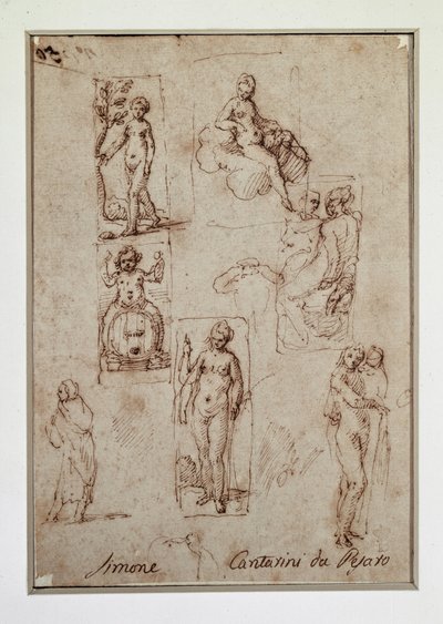 Disegni e schizzi da Simone Cantarini