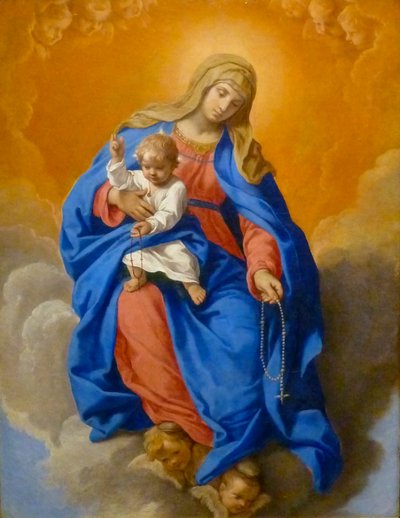 Madonna del Rosario














" da Simone Cantarini