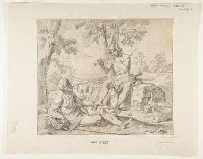 Mercurio e Argo, ca. 1630-1648 da Simone Cantarini