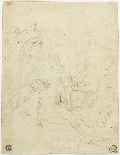 Pietà da Simone Cantarini