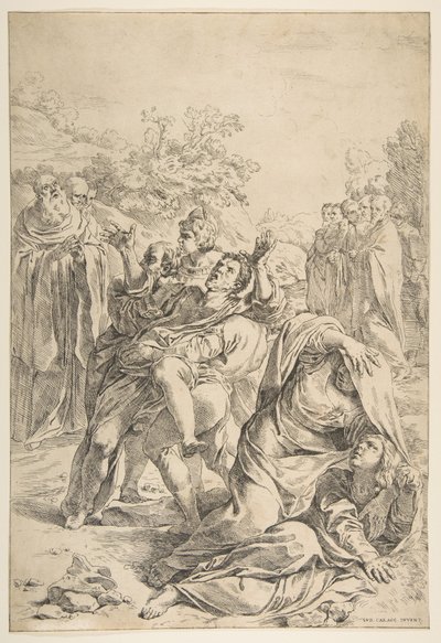 San Benedetto che esorcizza un demone, ca. 1637-1639 da Simone Cantarini