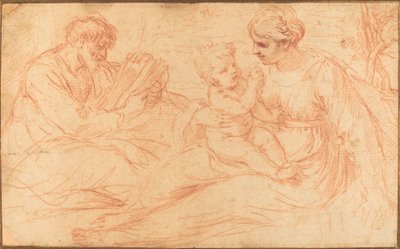 La Sacra Famiglia da Simone Cantarini