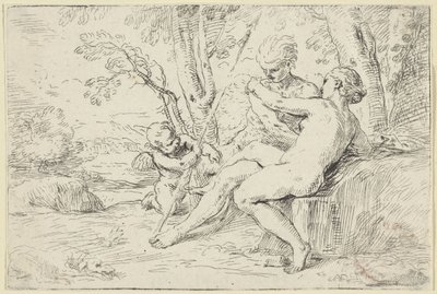 Venere e Adone da Simone Cantarini