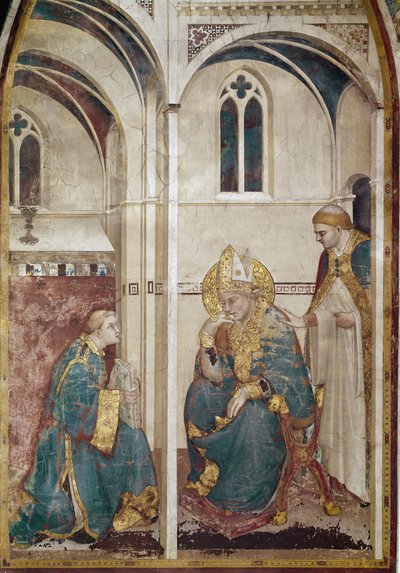 Vita di San Martino di Tours: San Martino in meditazione da Simone Martini