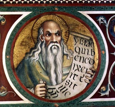 Maestà: Isacco (dettaglio) da Simone Martini