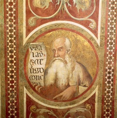 Maestà: Isaia (dettaglio) da Simone Martini