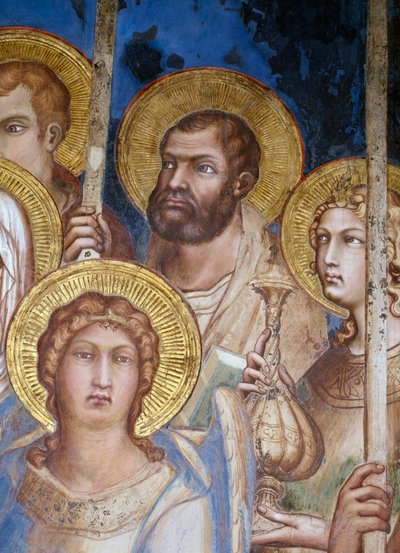 Maestà (dettaglio dei santi, 1315) da Simone Martini