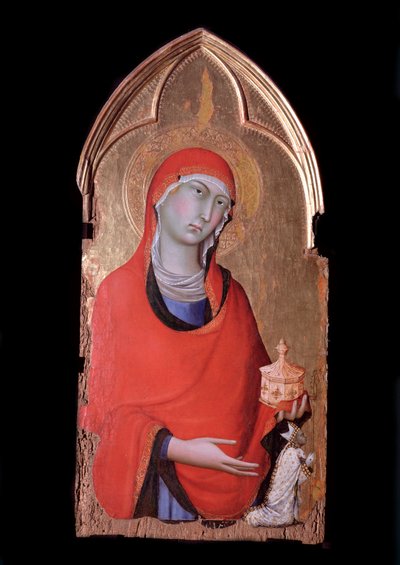 Polittico di Orvieto, Maria Maddalena e il donatore da Simone Martini