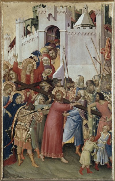Polittico Orsini: Cristo che porta la croce da Simone Martini