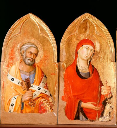 San Pietro e Santa Maria Maddalena. Polittico di Orvieto da Simone Martini