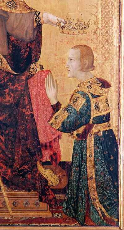 San Luigi di Tolosa (1274-97) incorona suo fratello, Roberto d